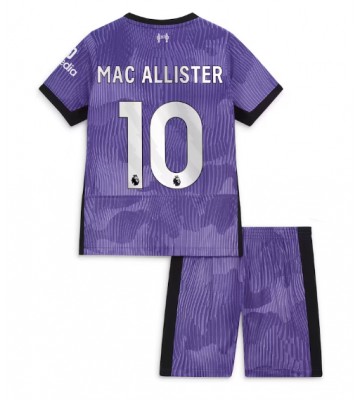 Liverpool Alexis Mac Allister #10 Replica Third Stadium Kit for Kids 2023-24 Short Sleeve (+ pants)
